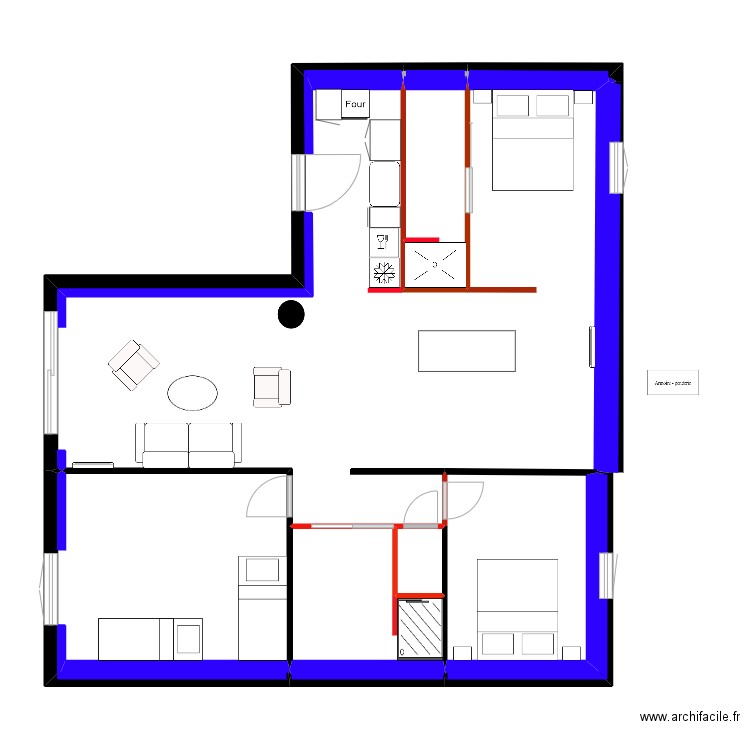 Audresselles meubles nvelles côtes. Plan de 10 pièces et 97 m2