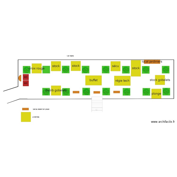square nadar 2021. Plan de 0 pièce et 0 m2