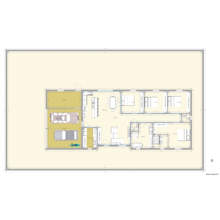 maison 4 chambres. Plan de 0 pièce et 0 m2