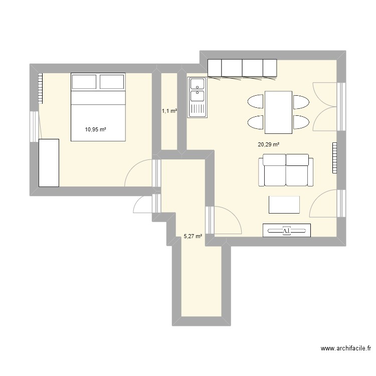Plan appart. Plan de 0 pièce et 0 m2