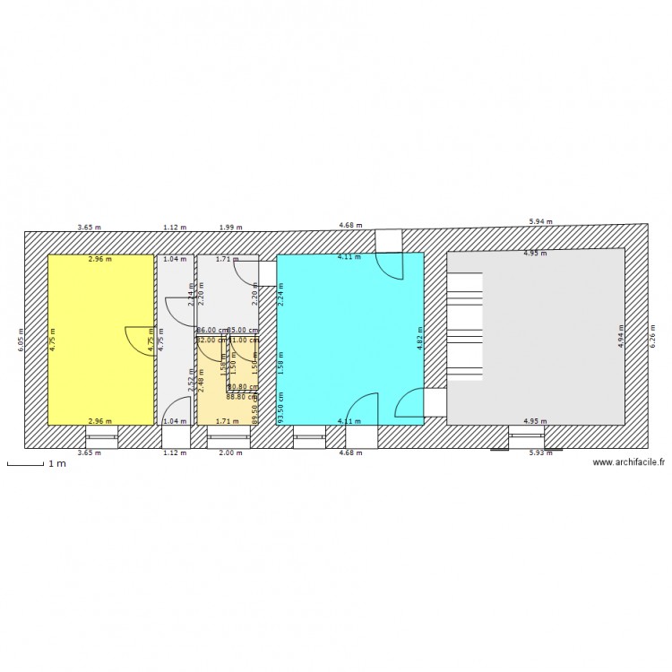 Cotation RDC. Plan de 0 pièce et 0 m2