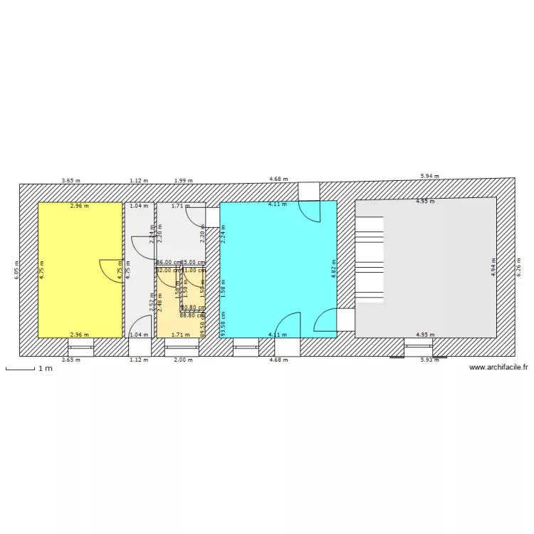 Cotation RDC. Plan de 