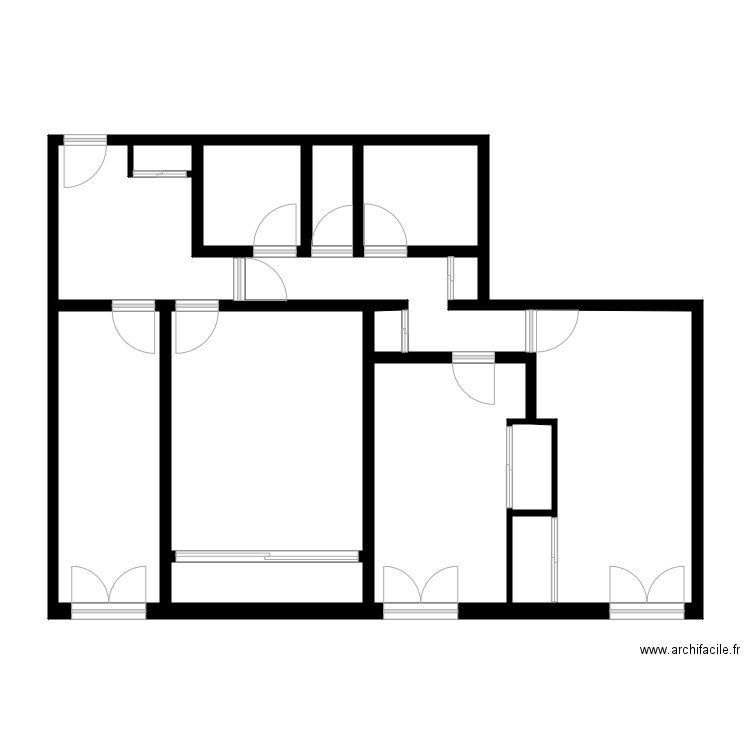 Plan Immeuble 70 BLD. Plan de 16 pièces et 87 m2