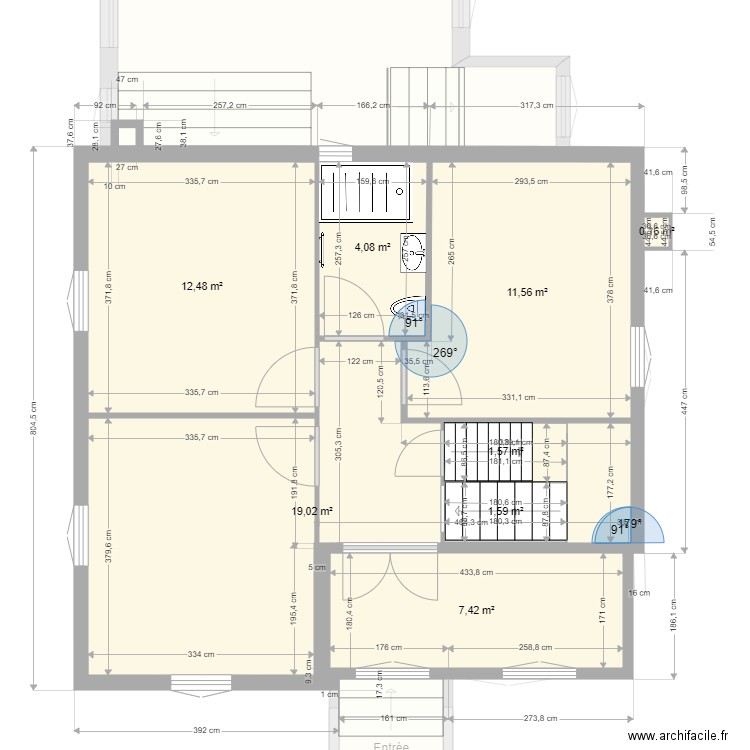 Oasisasisproj1. Plan de 41 pièces et 260 m2