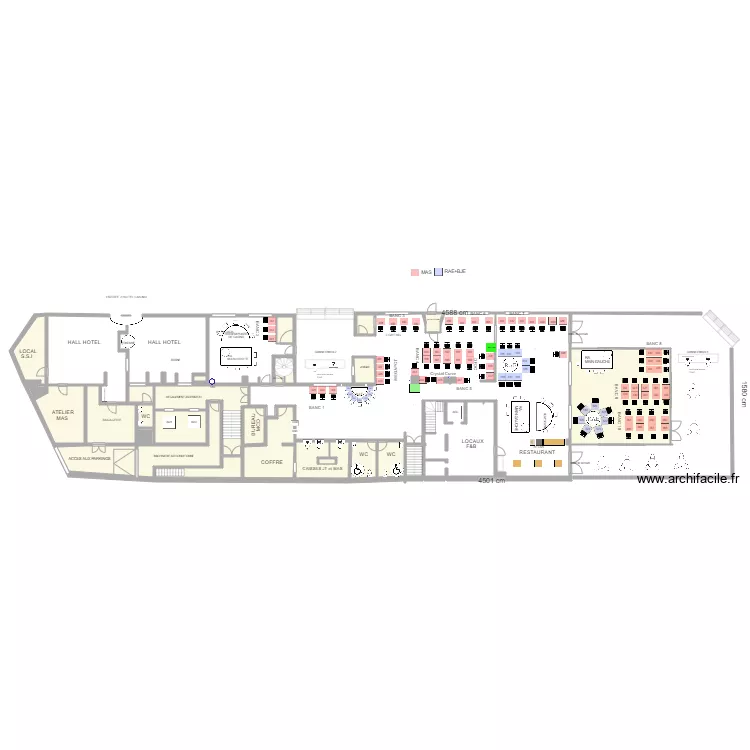 Plan de salle RDC au 30 Juillet Version 2. Plan de 