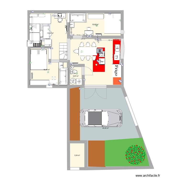 Villefranche salon. Plan de 0 pièce et 0 m2
