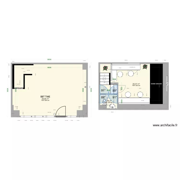 BBT TIME (Size) x2. Plan de 