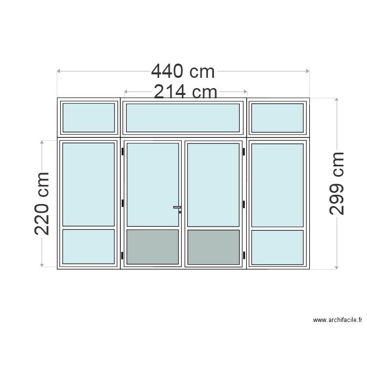 porte entrée immeuble . Plan de 0 pièce et 0 m2