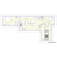 Projet 87 m2 1 CH bureau et garage V2