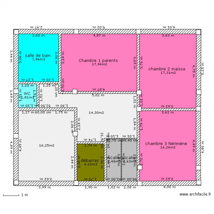 maison algérie 2ème étage 1er choix. Plan de 0 pièce et 0 m2