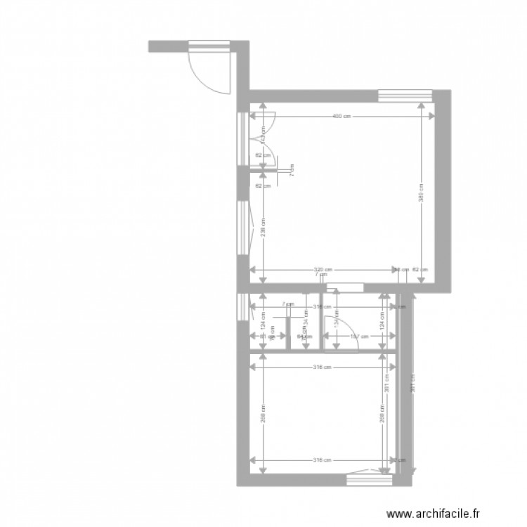 Gîtes Zalana Aléria 3. Plan de 0 pièce et 0 m2