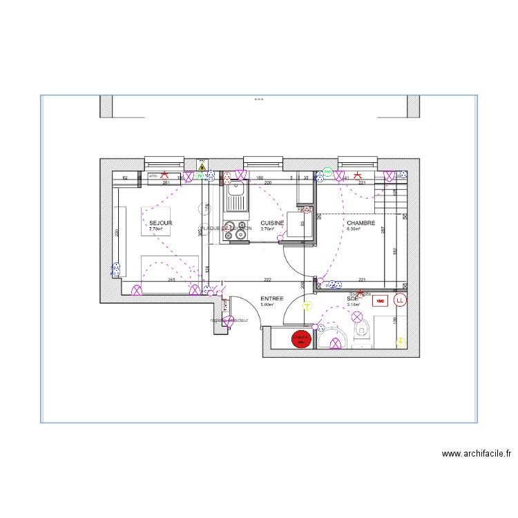 Plan manu et celine. Plan de 0 pièce et 0 m2