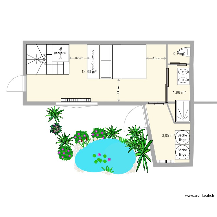 DUPLEX RDC 2021. Plan de 0 pièce et 0 m2
