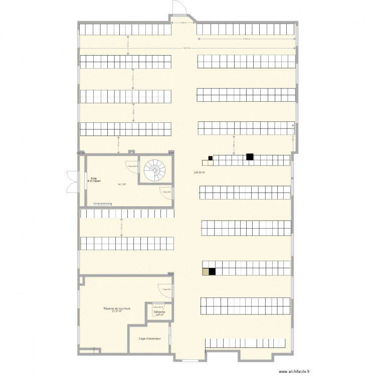 casiers sous sol sec 3 4 5. Plan de 0 pièce et 0 m2