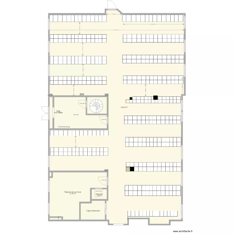casiers sous sol sec 3 4 5. Plan de 