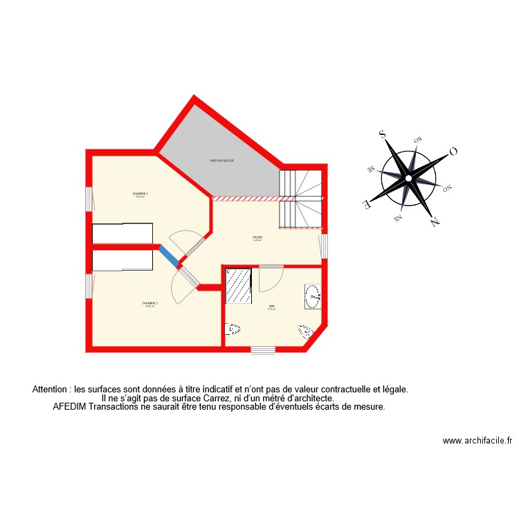 BI 6329 ETAGE. Plan de 0 pièce et 0 m2