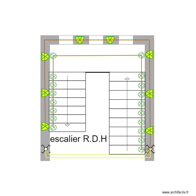 esc R.D.CH.. Plan de 0 pièce et 0 m2