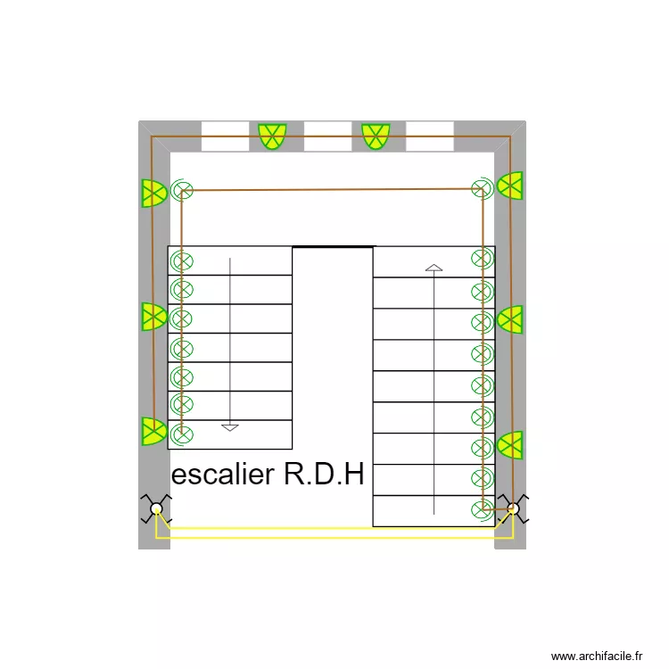 esc R.D.CH.. Plan de esc R.D.CH.. Plan de