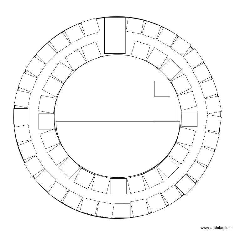 fosse. Plan de 0 pièce et 0 m2