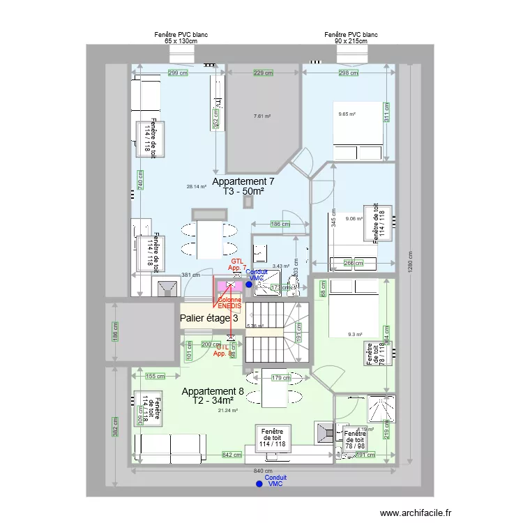 Pasteur Etage 3 c. Plan de Pasteur Etage 3 c. Plan de