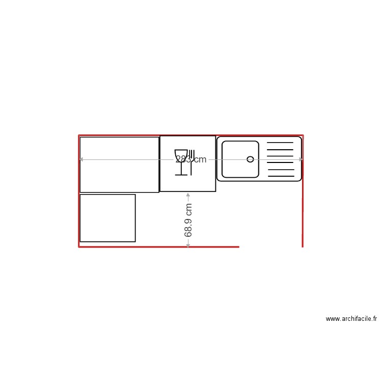 PLONGE. Plan de 0 pièce et 0 m2