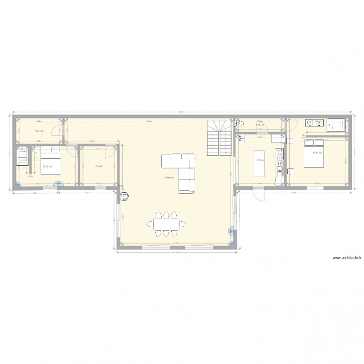 Maison Gan 3. Plan de 0 pièce et 0 m2