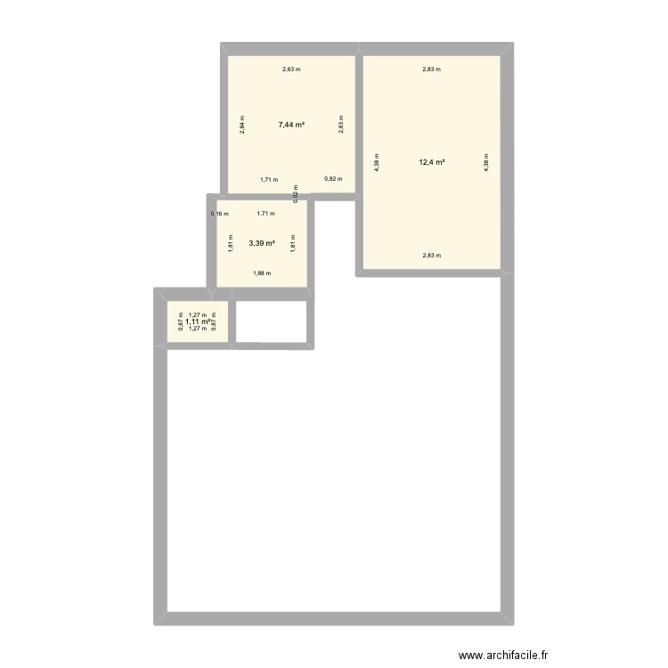javel coté. Plan de 0 pièce et 0 m2