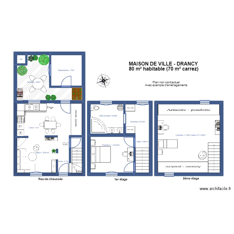 Drancy . Plan de 0 pièce et 0 m2