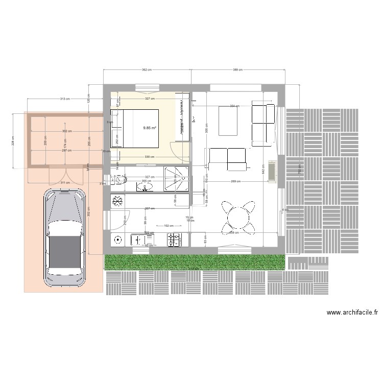 Cube 1AA. Plan de 0 pièce et 0 m2