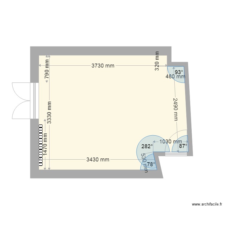 PUNTAGLIERA CHAMBRE. Plan de 0 pièce et 0 m2