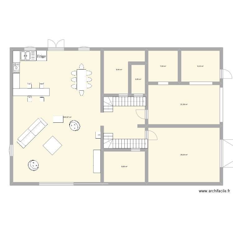 plan becheresse. Plan de 0 pièce et 0 m2