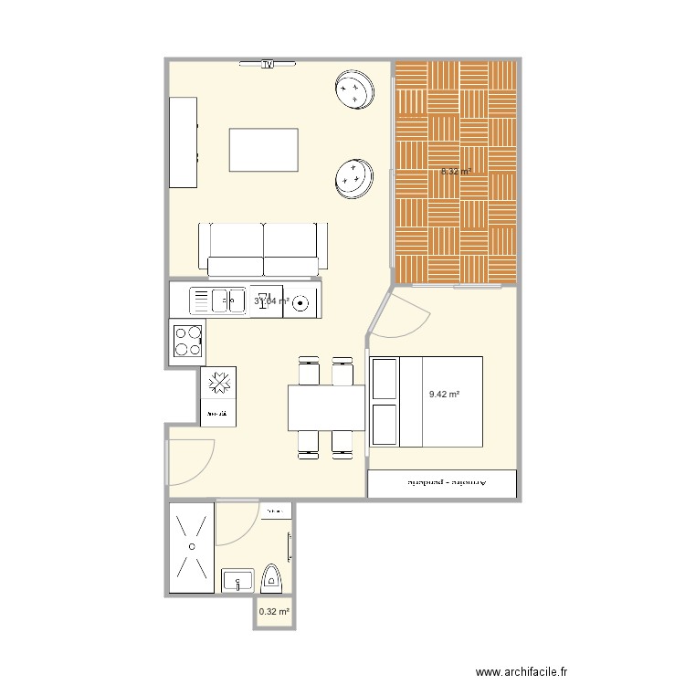 T2 el cid revisité. Plan de 0 pièce et 0 m2