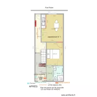 PLAN DE MASSE RIOLAN rez de chauss&eacute;e am&eacute;nag&eacute;
