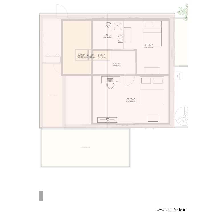 plan callian 2. Plan de 0 pièce et 0 m2