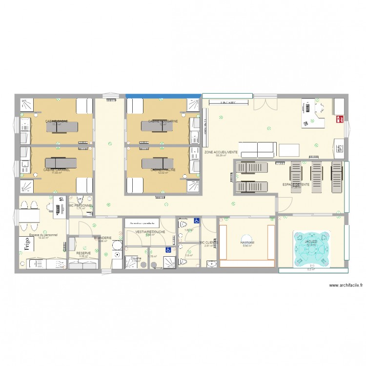 200m2 plain pied. Plan de 0 pièce et 0 m2