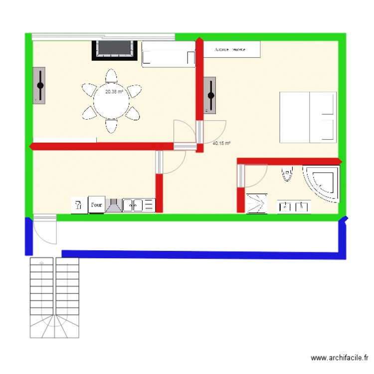 test. Plan de 0 pièce et 0 m2