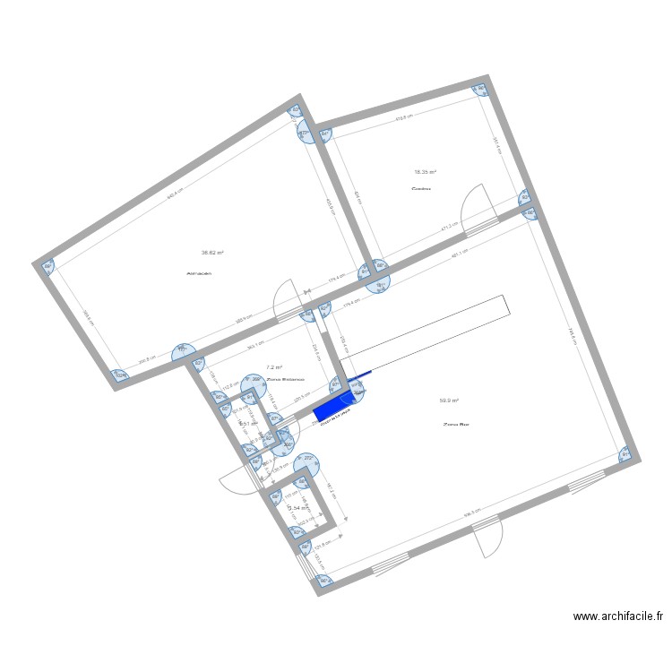 55860 Nuevo local. Plan de 0 pièce et 0 m2