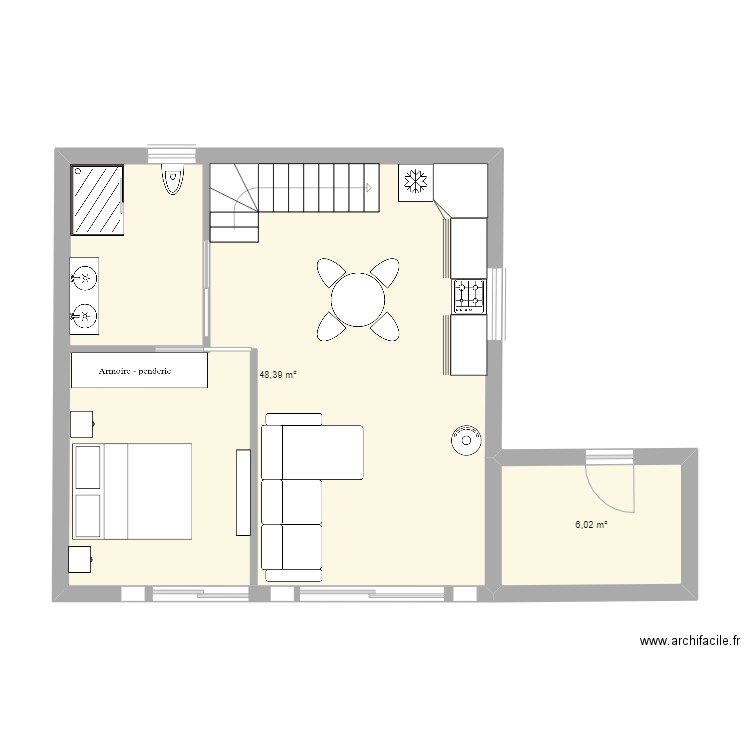la mesou 2. Plan de 0 pièce et 0 m2