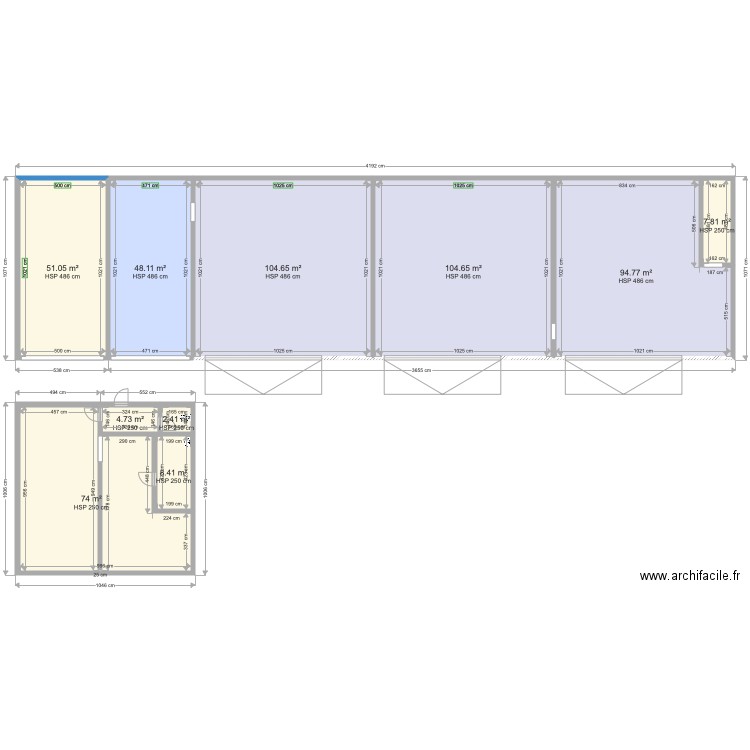 Ancien garage TWD. Plan de 0 pièce et 0 m2