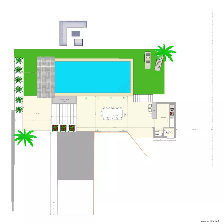 cuisine ete 2. Plan de 