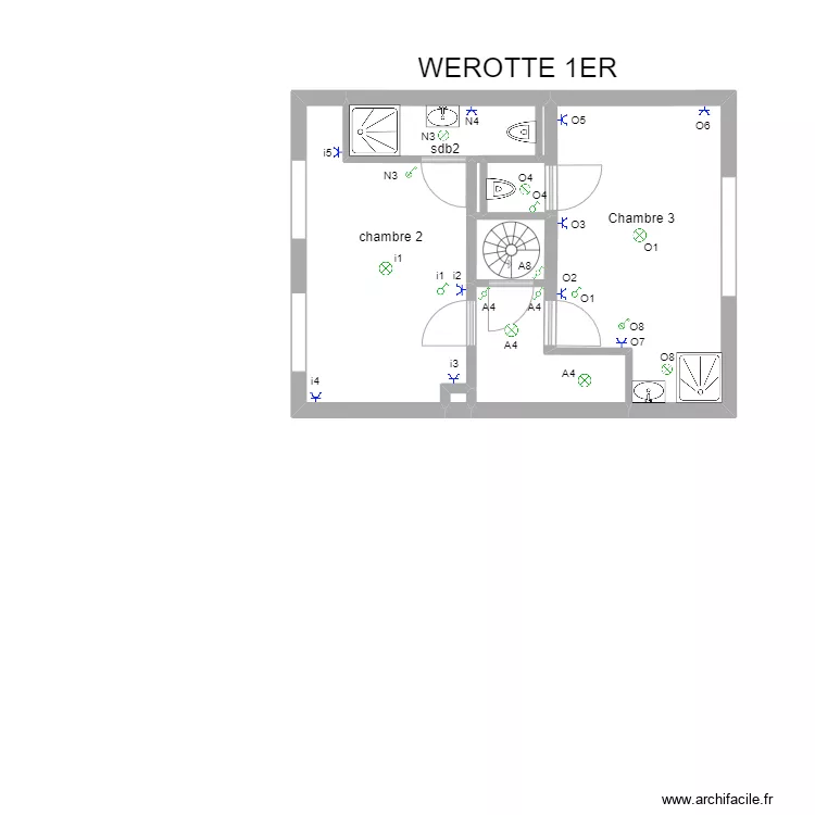 WEROTTE 1er. Plan de WEROTTE 1er. Plan de