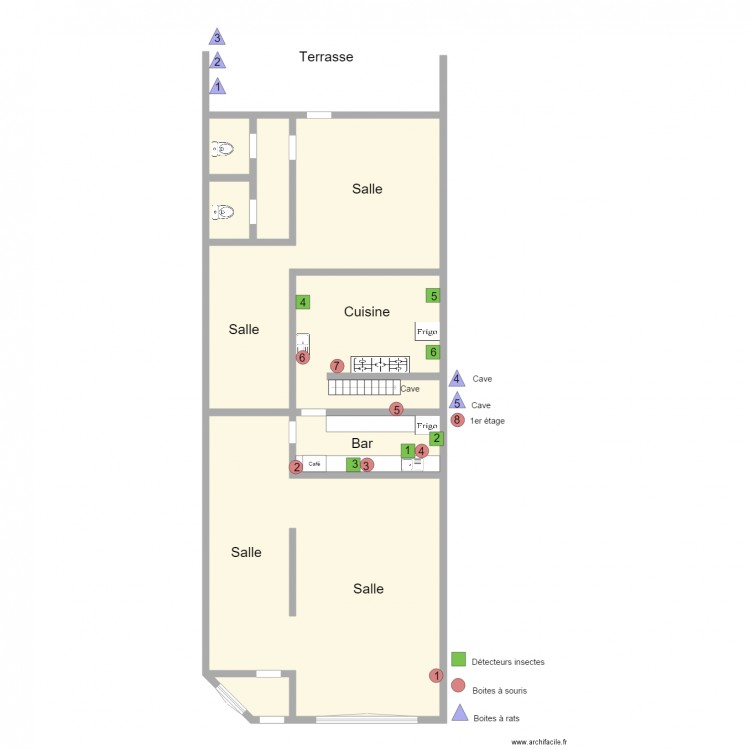 Le Presbytère. Plan de 0 pièce et 0 m2