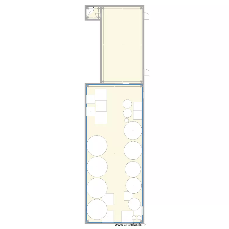 Ch&acirc;teau Langoiran. Plan de 