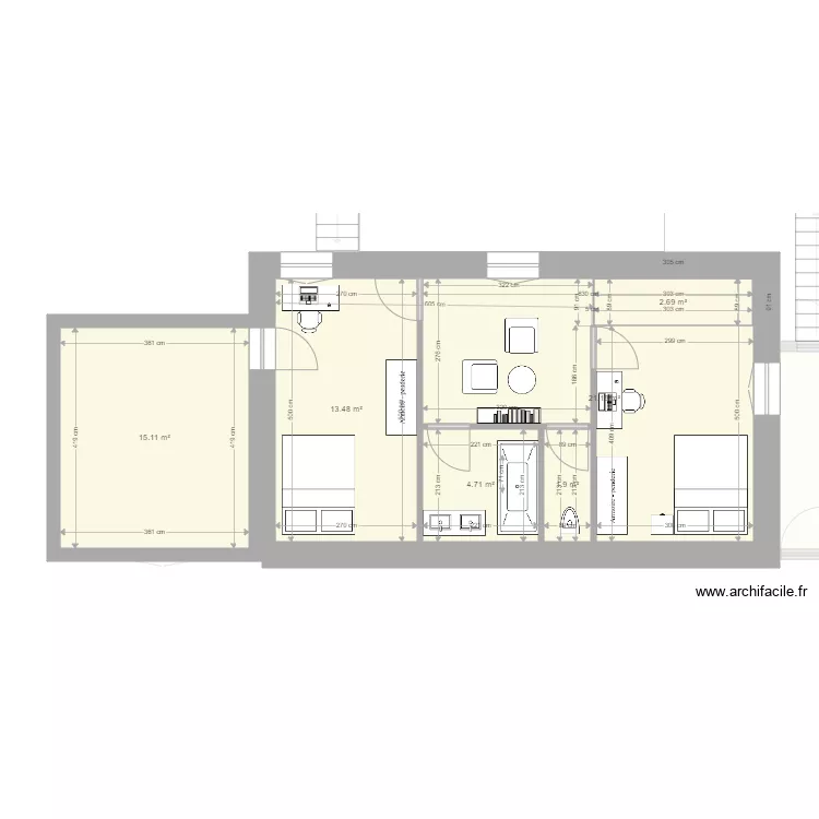 Maison Locatif Sorbiers 4. Plan de 