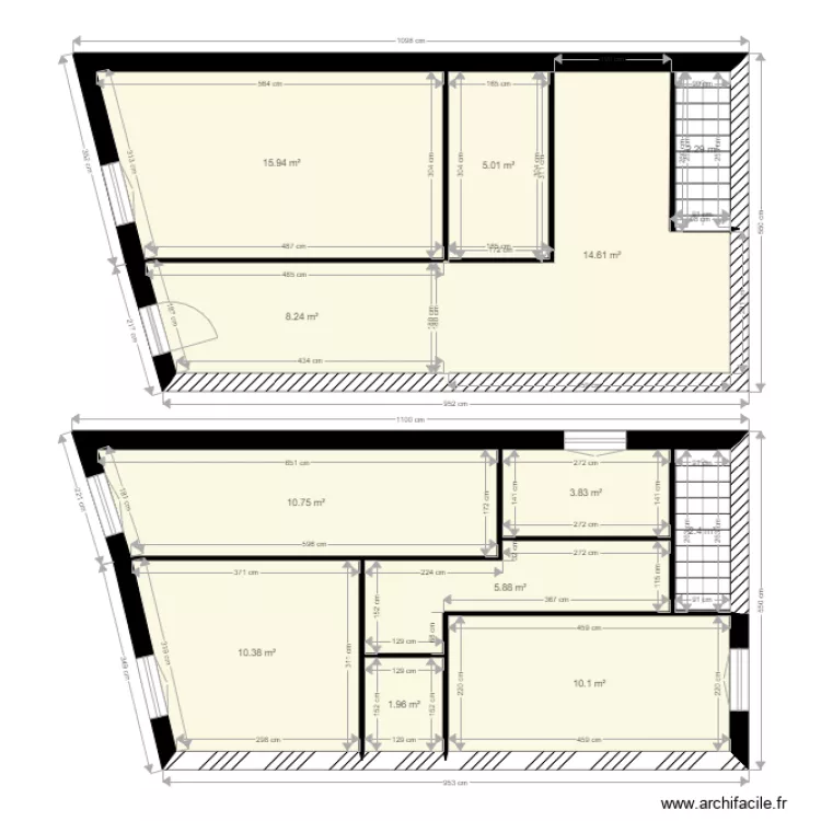 MATHONNAT. Plan de 