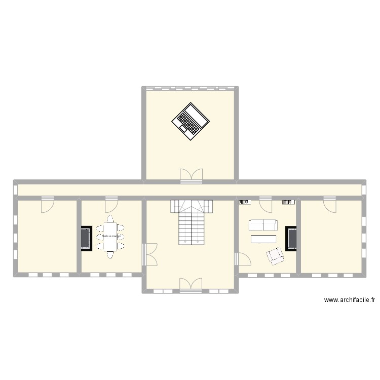 manoir jdr. Plan de 0 pièce et 0 m2