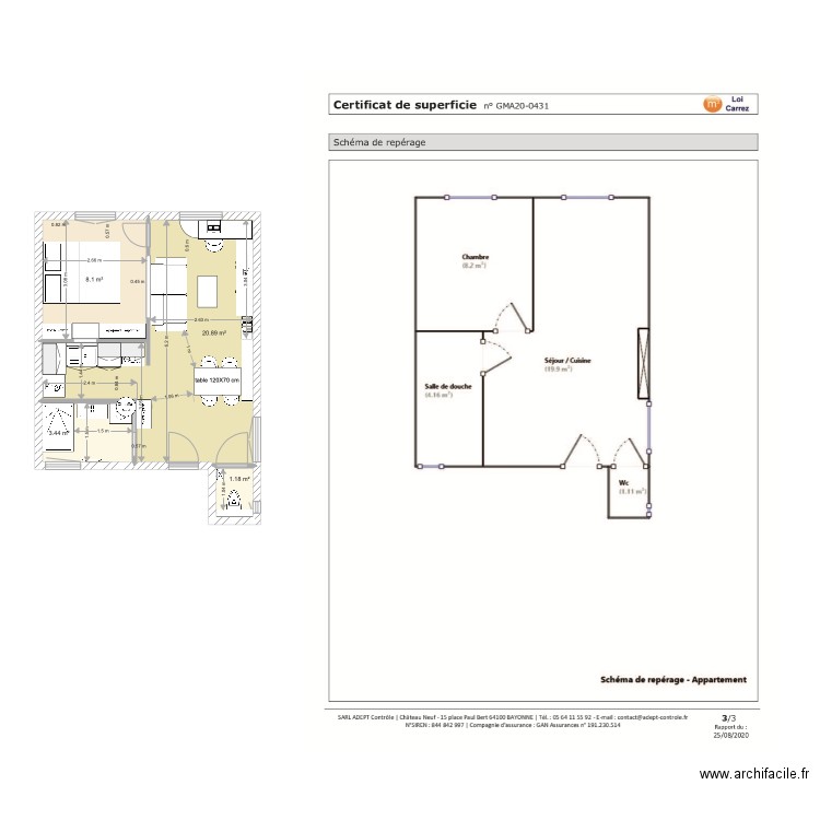 plan bel air implantation 1. Plan de 0 pièce et 0 m2