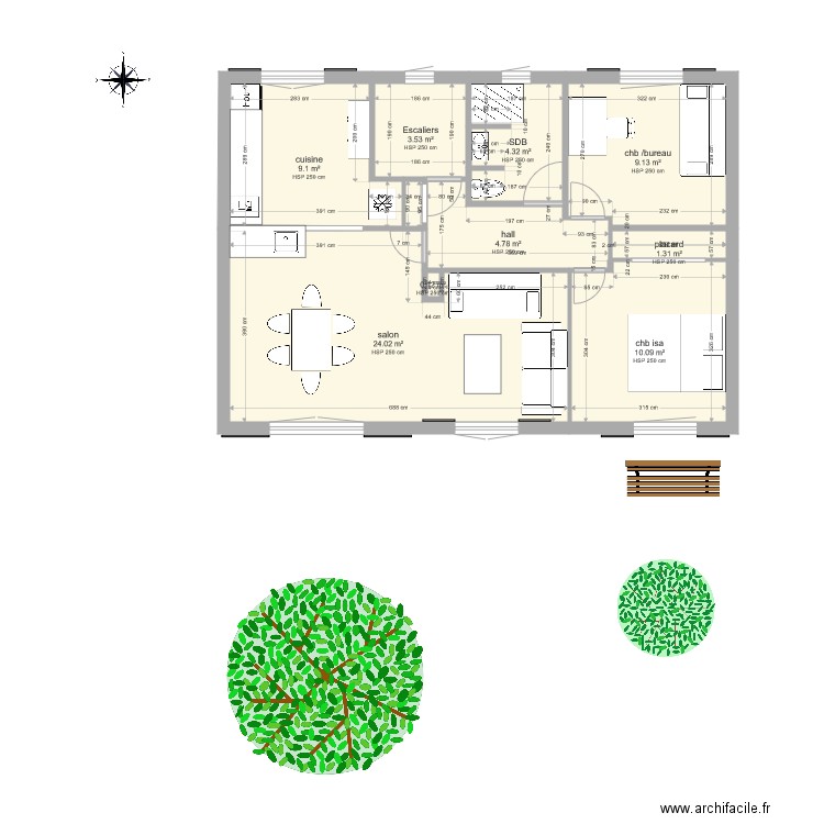 Isaplansnvelleversionmeublée8nov. Plan de 0 pièce et 0 m2