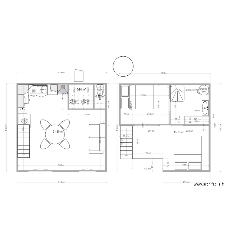 L Cuisine récup. Plan de 0 pièce et 0 m2