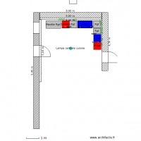 plan cuisine plomberie électricité